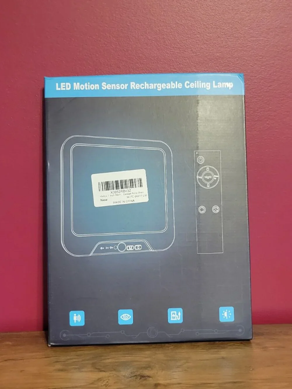 7'' Rechargeable Motion Sensor Closet Light Indoor, NIB